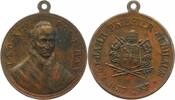 Italien-Kirchenstaat Vatikan Bronzemedaille Leo XIII. 1878-1903. -
