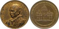 Italien-Kirchenstaat Vatikan Bronzemedaille Leo XIII. 1878-1903. -