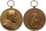 Italien-Kirchenstaat Vatikan Bronzemedaille Pio X. 1903-1914. -