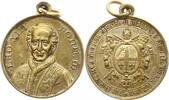 Italien-Kirchenstaat Vatikan Versilberte Bronzemedaille Leo XIII. 1878-1903. -