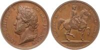 Frankreich Bronzemedaille Louis Philipp 1830-1848. -