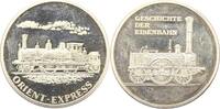 Eisenbahn Versilberte Bronzemedaille -