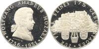 Personenmedaillen Silbermedaille Mozart, Wolfgang Amadeus * 27.1.1756 in Salzburg, + 5.12.1791 Wien, Komponist. -