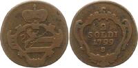 Haus Habsburg Cu-2 Soldi 1799 S Franz II.(I.) 1792-1835. Fast sehr schön 83.67 元 含税 ＋  50.20 元 运费