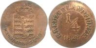 Sachsen-Meiningen 1/4 Kreuzer Bernhard Erich Freund 1803-1866. -