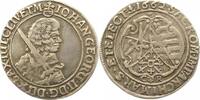 Sachsen-Albertinische Linie 1/4 Taler Johann Georg II. 1656-1680. -