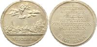 Nürnberg-Stadt Versilberte Bronzemedaille Rechenpfennige. -