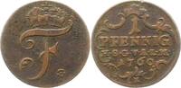 Sachsen-Gotha-Altenburg Pfennig Friedrich III. 1732-1772. -