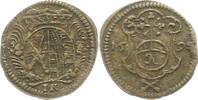 Sachsen-Albertinische Linie Pfennig Friedrich August I. 1694-1733. -