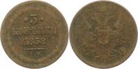 Russland 3 Kopeken Alexander II. 1855-1881. -