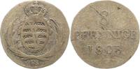 Sachsen-Albertinische Linie 8 Pfennig Friedrich August I. 1806-1827. -