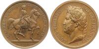 Frankreich Bronzemedaille Louis Philipp 1830-1848. -