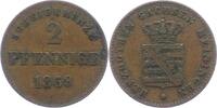 Sachsen-Meiningen 2 Pfennig Georg II. 1866-1914. -