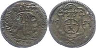 Sachsen-Albertinische Linie Pfennig Friedrich August I. 1694-1733. -