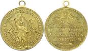 Frankfurt-Stadt vergoldete Bronzemedaille -