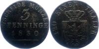 Brandenburg-Preußen 3 Pfennig Friedrich Wilhelm III. 1797-1840. -