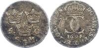 Schweden 5 Öre 1 Karl XI. 1660-1697. -