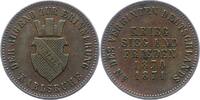 Baden-Durlach Gedenkkreuzer Friedrich I. 1852-1907. -