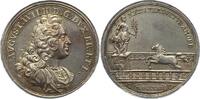 Braunschweig-Wolfenbüttel Silbermedaille August Wilhelm 1714-1731. -