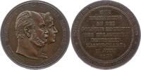 Brandenburg-Preußen Bronzemedaille Wilhelm I. 1861-1888. -