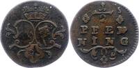Würzburg-Bistum 1/2 Pfennig Franz Ludwig von Erthal 1779-1795. -