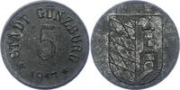 Günzburg (Bayern) 5 Pfennig Zink Stadt. -