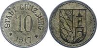 Günzburg (Bayern) 10 Pfennig Zink Stadt. -