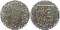 Günzburg (Bayern) 10 Pfennig Eisen Stadt. -