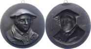 Personenmedaillen Geschwärzte Eisengussmedaille Luther, Martin *10.11.1483 Eisleben +18.2.1546 Eisleben. -