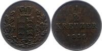 Württemberg 1/2 Kreuzer Wilhelm I. 1816-1864. -
