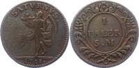 Schweden Daler Scheidemünze 1 Karl XII. 1697-1718. -