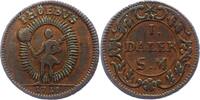Schweden Daler Scheidemünze 1 Karl XII. 1697-1718. -