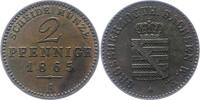Sachsen-Weimar-Eisenach 2 Pfennig Carl Alexander 1853-1901. -