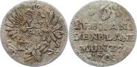 Brandenburg-Preußen 6 Pfennig Friedrich I. 1701-1713. -