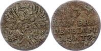 Brandenburg-Preußen 6 Pfennig Friedrich I. 1701-1713. -