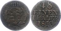 Sachsen-Albertinische Linie 1/48 Taler Friedrich August I. 1806-1827. -