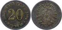 Kleinmünzen 20 Pfennig 1874 F Fast sehr schön 66.94 元 含税 ＋  50.20 元 运费