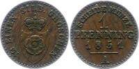 Lippe, Grafschaft Pfennig Paul Friedrich Emil Leopold 1851-1875. -