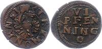 Dortmund 6 Pfennig Städtische Prägungen. Schrötlingsfehler, Stempelfehle... 267.75 元 含税 ＋  50.20 元 运费