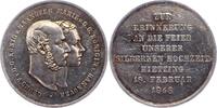 Braunschweig-Calenberg-Hannover Silbermedaille Georg V. 1851-1866. -