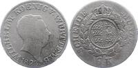 Württemberg 6 Kreuzer Wilhelm I. 1816-1864. -