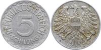 Österreich 5 Schilling Zweite Republik nach 1945. -