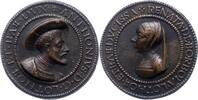 Frankreich-Lothringen Bronzegussmedaille Anton II. 1508-1544. -