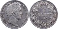 Bayern 1/2 Gulden Ludwig I. 1825-1848. -
