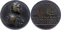 Haus Habsburg Satirische Bronzemedaille Maria Theresia 1740-1780. -