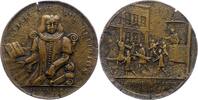 Hamburg, Stadt Satirische Bronzegußmedaille o. J. (1 -