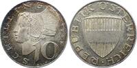 Österreich 10 Schilling Silber Zweite Republik nach 1945. -