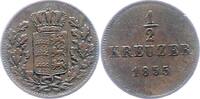 Württemberg 1/2 Kreuzer Wilhelm I. 1816-1864. -