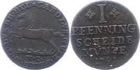 Braunschweig-Wolfenbüttel Pfennig Karl Wilhelm Ferdinand 1780-1806. -