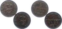 Lippe, Grafschaft Pfennig Paul Friedrich Emil Leopold 1851-1875. -
